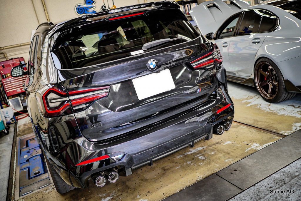 BMW G01X3 Lci M40d 3D Design Carbonテール左右出し JQR認証