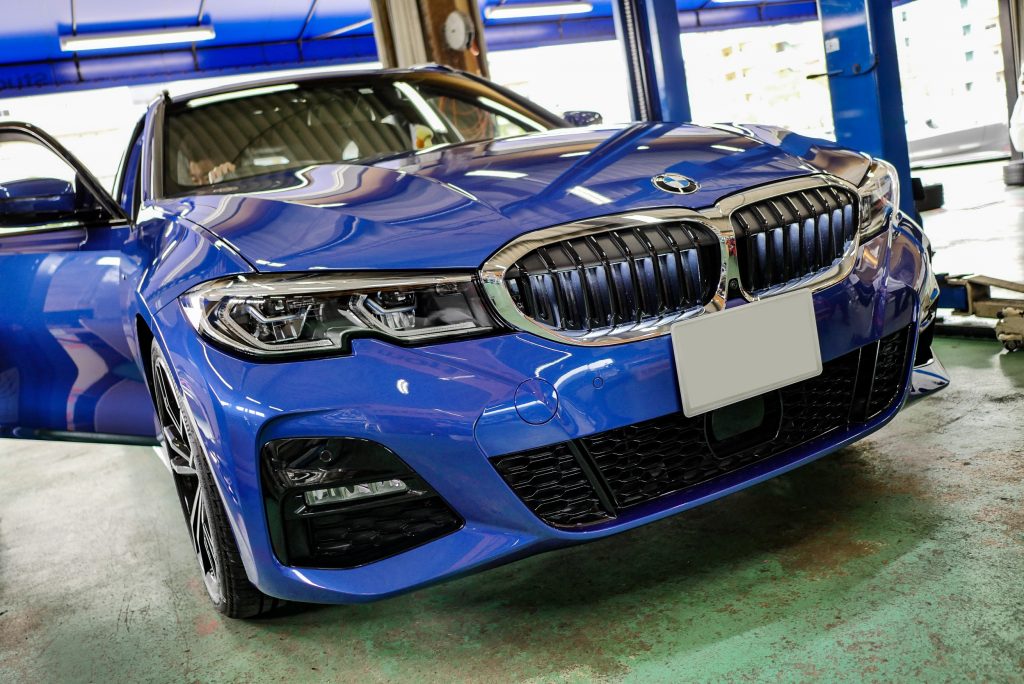 G21 330i MスポーツにALPINAフロントスポイラーを後付け