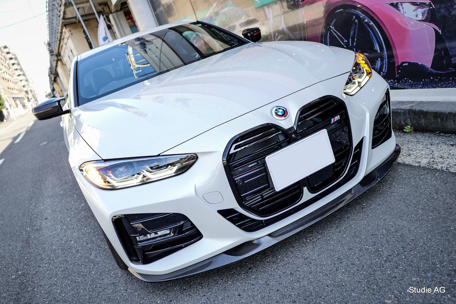 ぽにぽに BMW g22 人気メニューの後期Lciモデルパーツ流用♪BMW G22クーペのキドニー