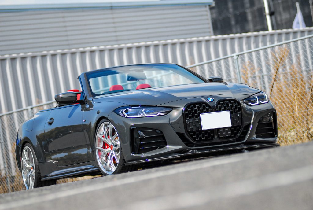 BMW G23 M440 カブリオレ Mスポーツに3D Design Carbonフルエアロ&BBS RI-S 20インチ