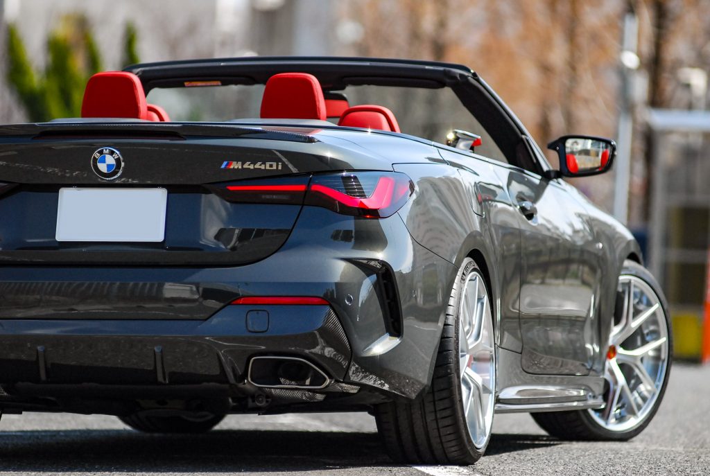 BMW G23 M440 カブリオレ Mスポーツに3D Design Carbonフルエアロ&BBS RI-S 20インチ