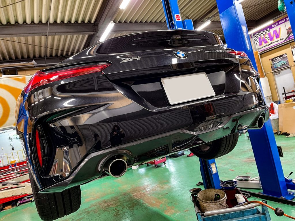 BMW G29Z4/20iに!3D Design左右出しマフラー装着