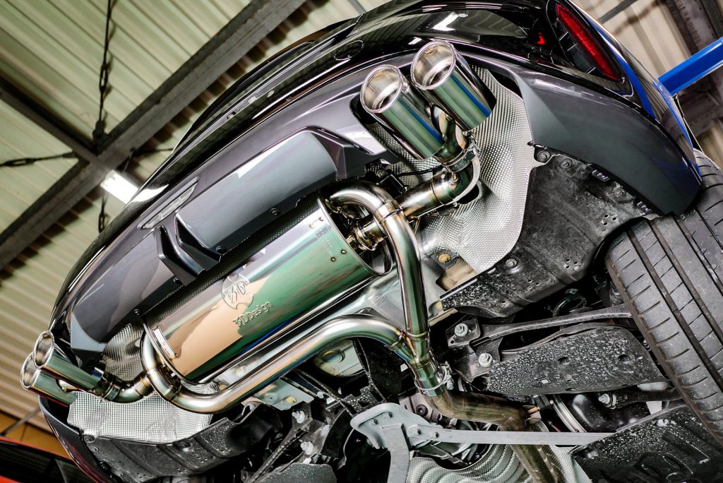 BMW G29Z4/20iに!3D Design左右出しマフラー装着