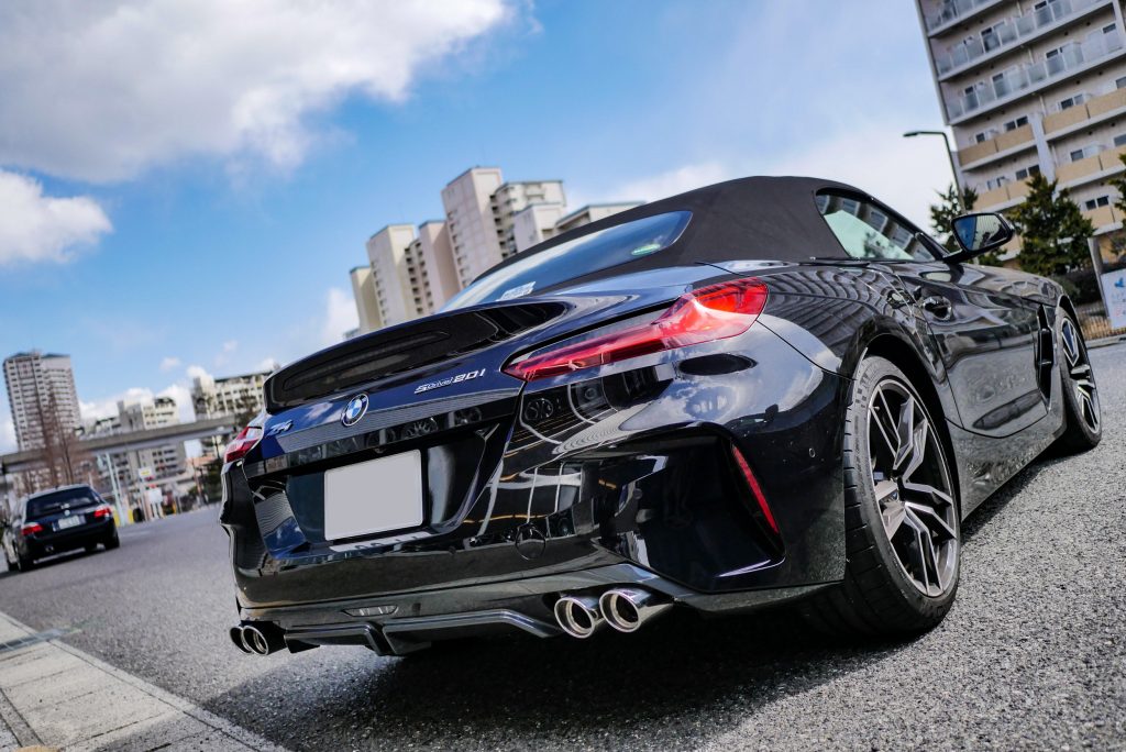 BMW G29Z4/20iに!3D Design左右出しマフラー装着