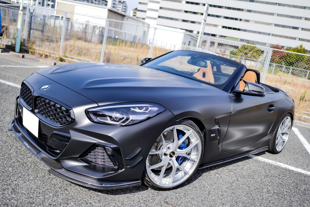 BMW G29 Z4 M40i マットブラックフルラッピング