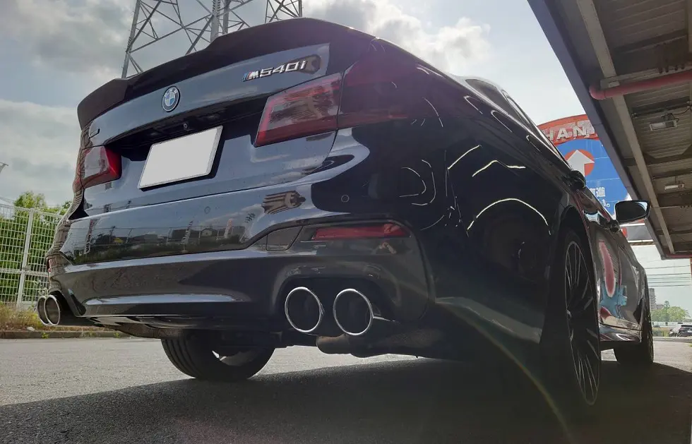 BMW 540i+REMUSのコンビネーションもルックス＆サウンド共にGOODでした