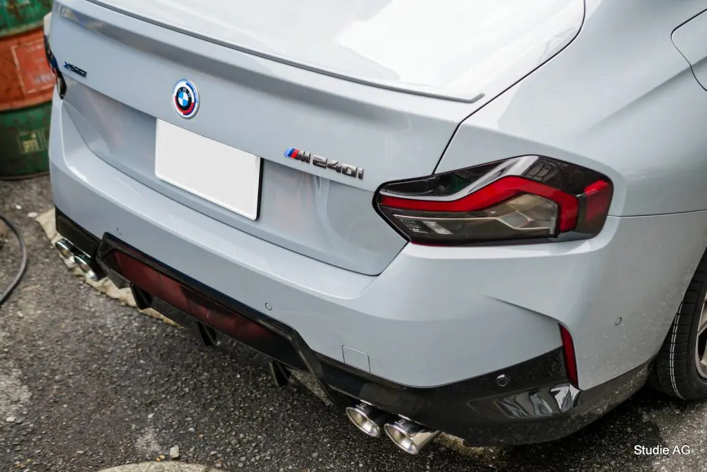 安定・安心の3D DesignマフラーをBMW G42 M240ixに(^_-) | Studie