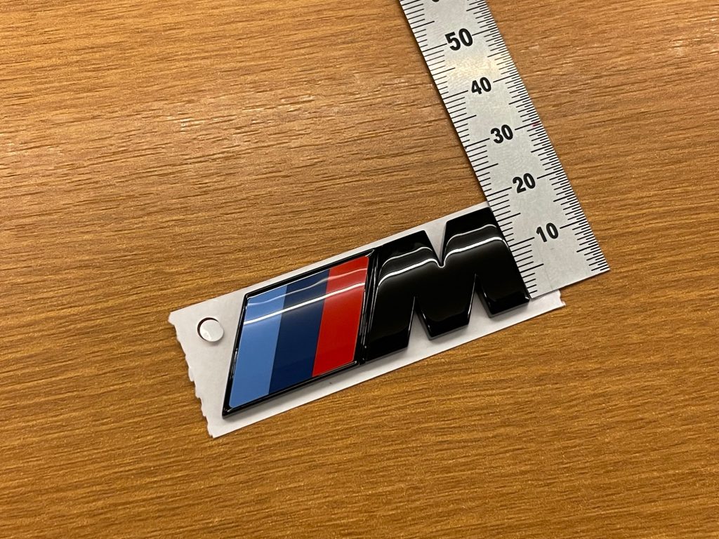 BMW M PERFORMANCE Black エンブレム！