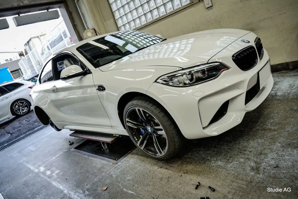 BMW M PERFORMANCE鍛造ホイールでF87M2をスタイリッシュに(^_-)
