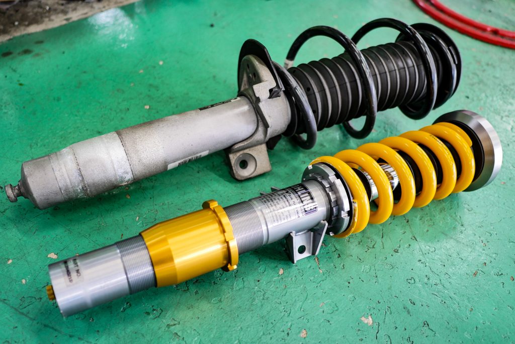 OHLINS DFV車高調KITをF80M3に装着