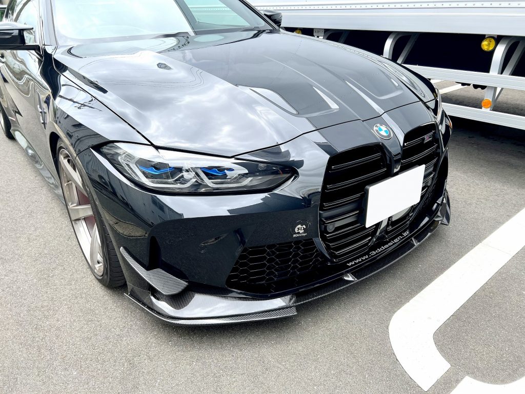 九州のBMW専門店スタディ福岡。
日本のBMWチューナー3DDesignさんのG82M4デモカー来社です!