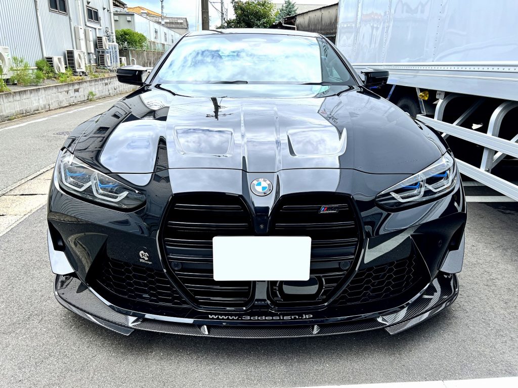 九州のBMW専門店スタディ福岡。
日本のBMWチューナー3DDesignさんのG82M4デモカー来社です!