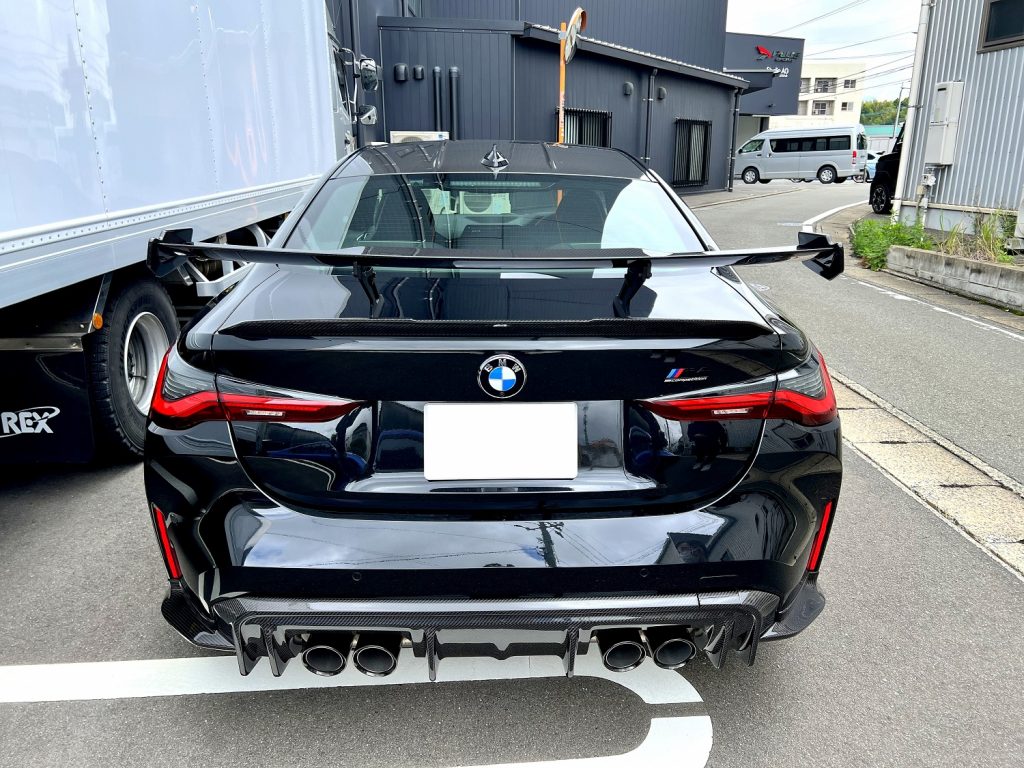 九州のBMW専門店スタディ福岡。
日本のBMWチューナー3DDesignさんのG82M4デモカー来社です!