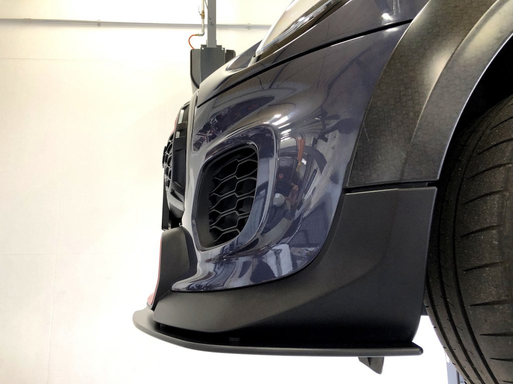 スタディ福岡店にBMWミニF56JCW/GPオーナー様にご来店頂きAC_SchnitzerフロントリップとREMUSマフラーお取付けです!
