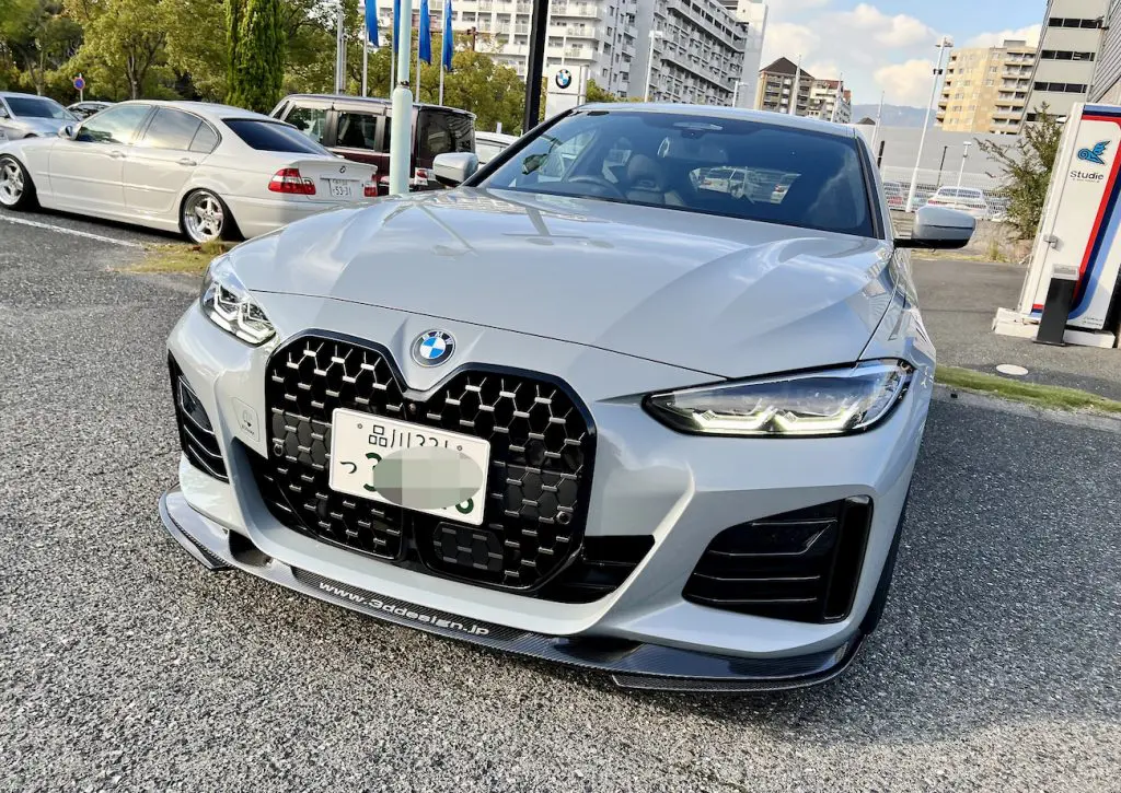 BMW JAPAN TUNER 3DDesign G26グランクーペデモカー神戸にご登場
