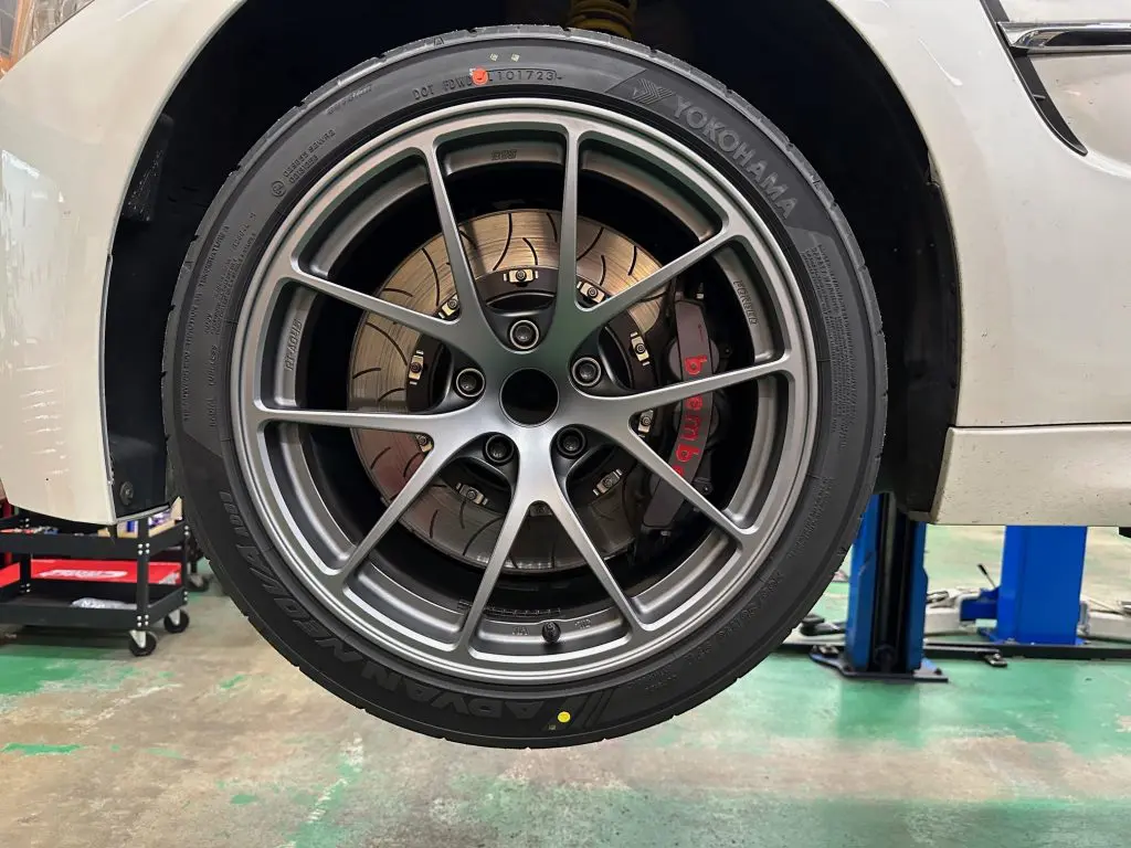 BBS RI-AホイールをADVAN NEOVAのGoodコンビネーションでBMW F80 M3へ