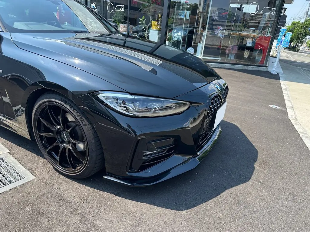 ぽにぽに BMW g22 end.ccフロントスポイラーでBMW G22 420iもCoolなフェイスライン
