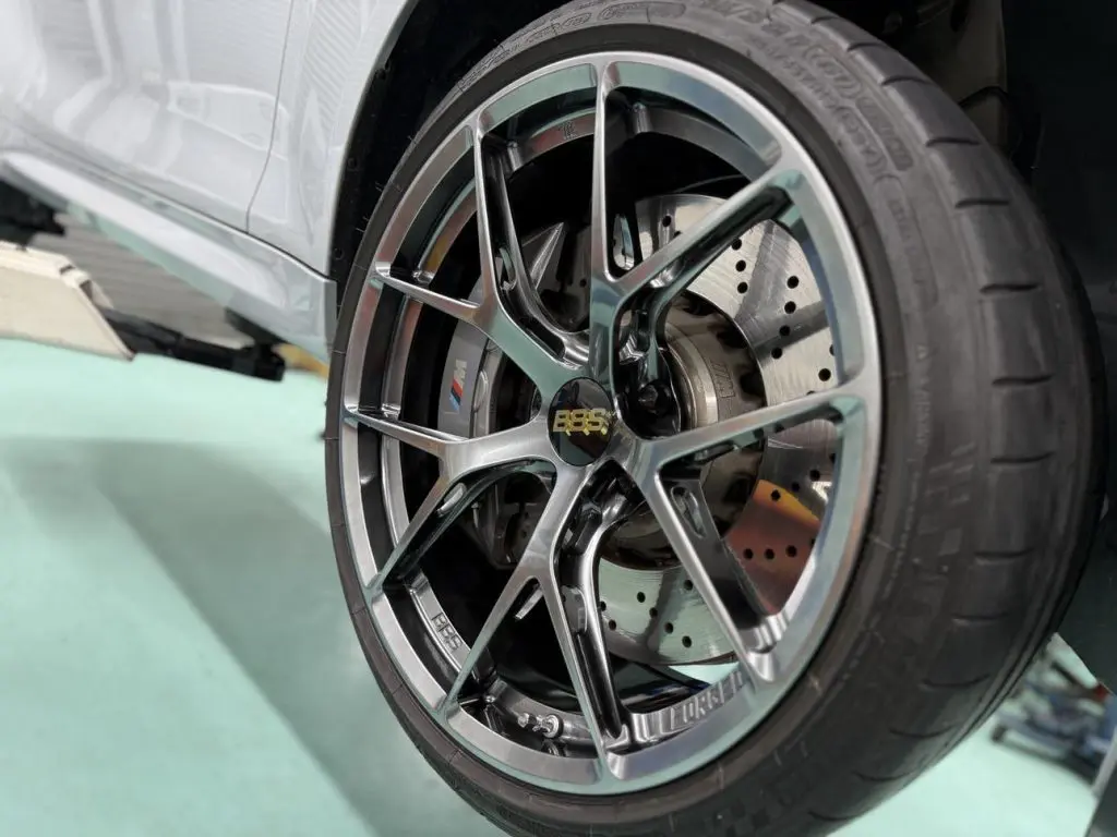 BBS JAPAN FI-RホイールをBMW F87LCI M2Competitionへ装着です 