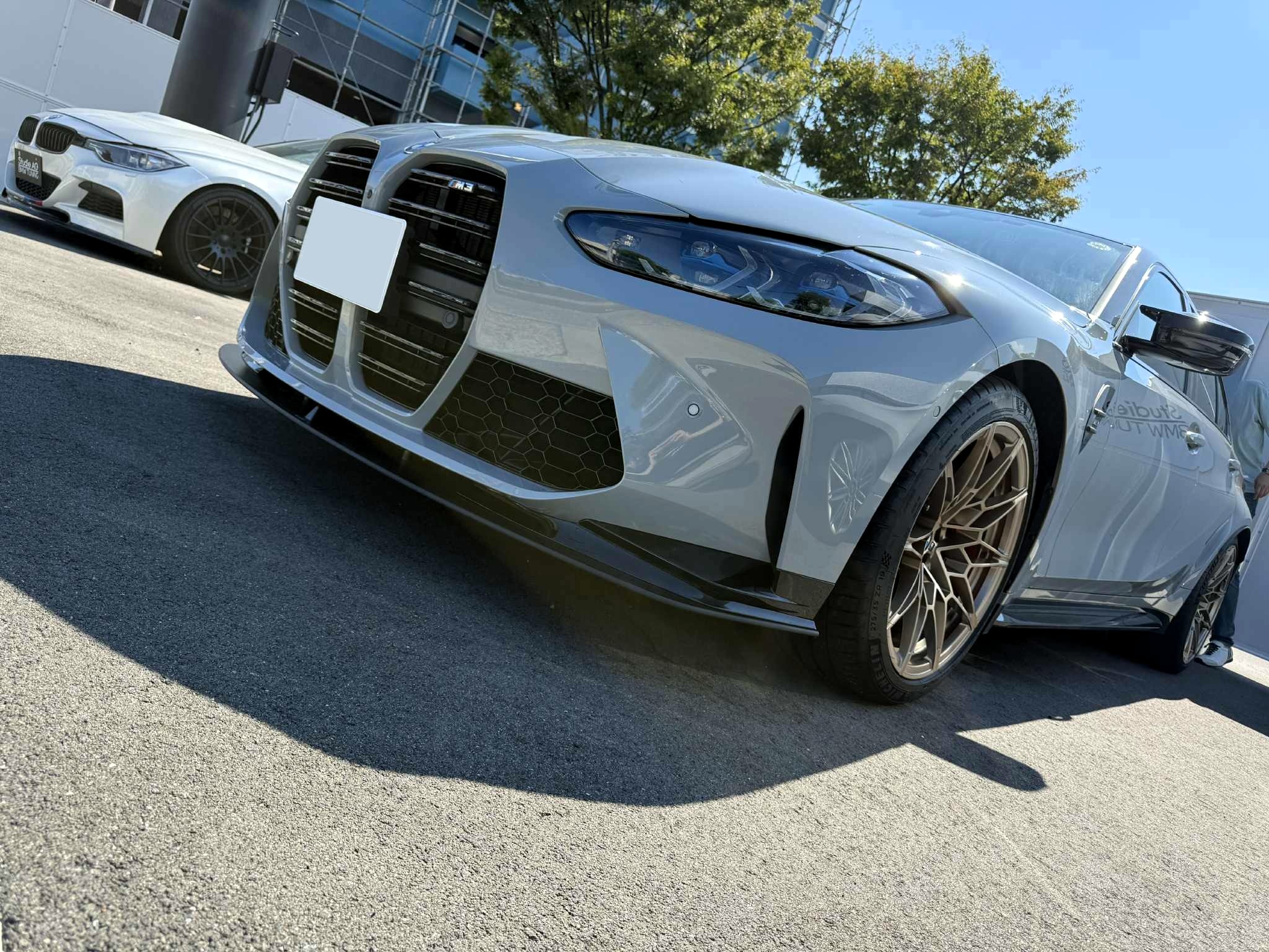 BMW G80 M3 MT Final EditionへAC SCHNITZERフロントスポイラーを頂き