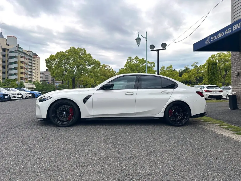 BMW G80 M3 CompetitionへM PERFORMANCEサスペンションキットを装着