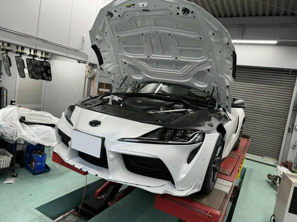 A91 GR Supra RZへadroエアロパーツを装着いただきました(^_