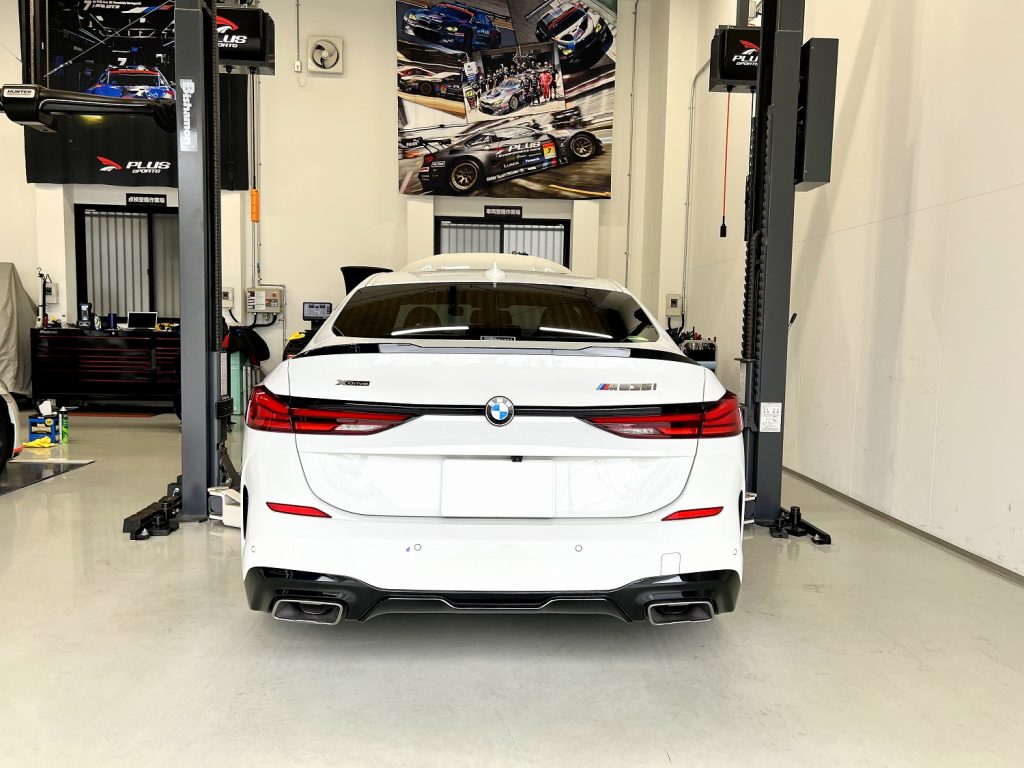 九州のBMW専門店スタディ福岡。
スタディオリジナルブーストアップモジュールにプラズマダイレクトでモアパワー！COXボディダンパーとアイバッハ車高調整でしなやかさと高い運動性能を！とにかく面白い(^^)