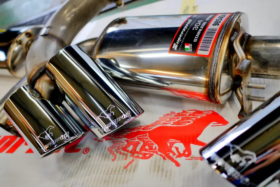 ☆4本出し☆スーパースプリント Supersprint デュアル マフラー BMW